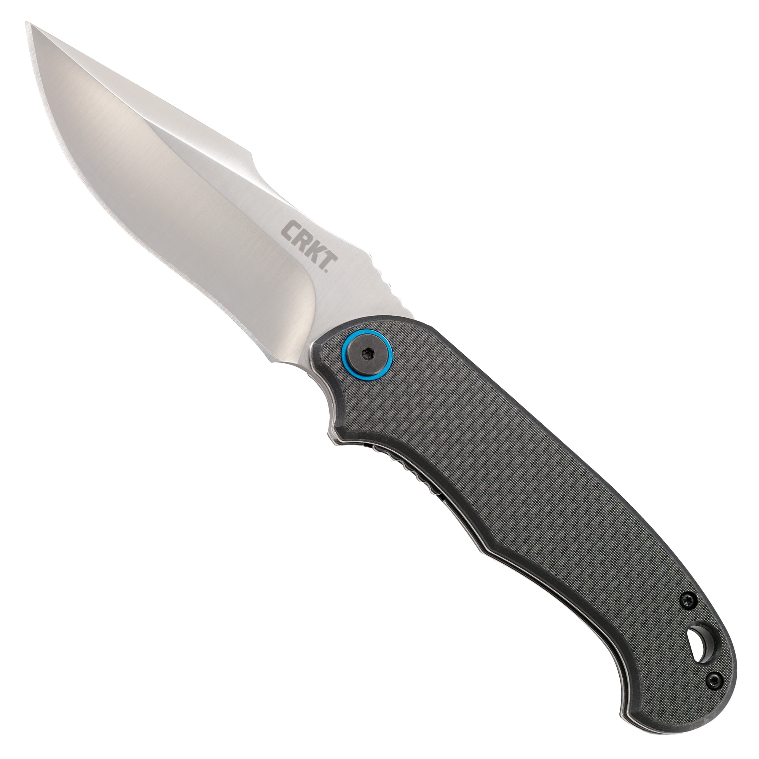CRKT P.S.D. (Particle. Separation. Device.) Assisted Folding Knife with Liner Lock: 1.4116 Plain Edge Blade, Carbon Fiber w/G10 Base Handle, Reversible Pocket Clip, 7920