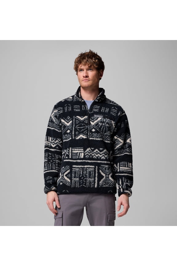 Rugged Ridge High Pile Half Zip Men's Fleece Jacket, Black, XL, 2135471010XL