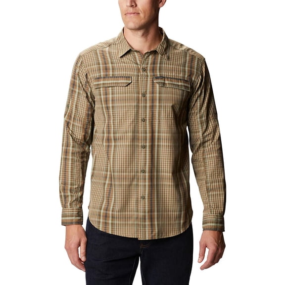 Columbia Silver Ridge 2.0 Plaid L/S Shirt X-Large Delta Multi Plaid