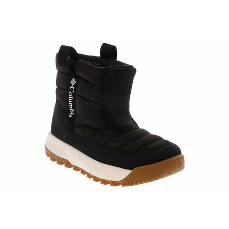 Columbia Snowtrot Mid Youth Boys' (11-3) Snow Boot | 2078911-010 Black