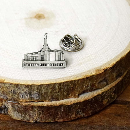 Columbia South Carolina 3/4" Antique Silver Temple Pin by Ringmasters