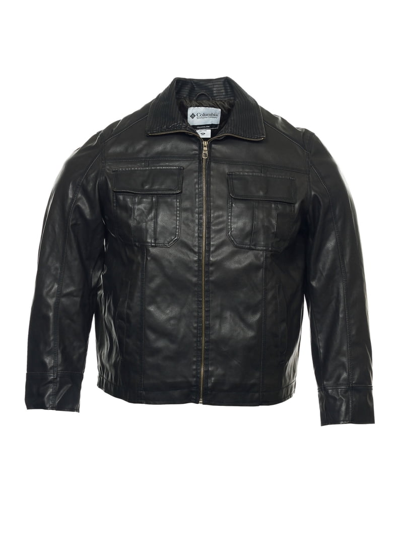 Columbia Sportswear Company Faux Leather Jacket (2XLarge, Brown
