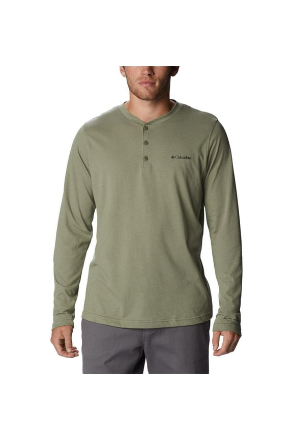 Men's Thistletown Hills Henley, Stone Green Heather, XX-Large