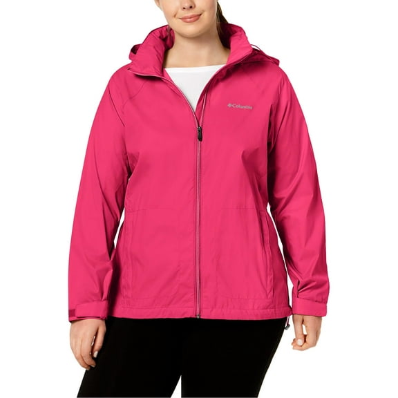 Columbia Sportswear Womens Plus Switchback Outerwear Lightweight Packable Coat
