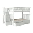 thumbnail image 1 of Columbia Staircase Bunk Bed Full over Full in Multiple Colors and Configurations, 1 of 5