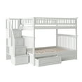 thumbnail image 1 of Columbia Staircase Bunk Bed Full over Full in Multiple Colors and Configurations, 1 of 6