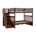 thumbnail image 1 of Columbia Staircase Bunk Bed Full over Full in Multiple Colors and Configurations, 1 of 8