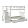 thumbnail image 1 of Columbia Staircase Bunk Bed Twin over Twin in Multiple Colors and Configurations, 1 of 7