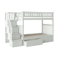 thumbnail image 1 of Columbia Staircase Bunk Bed Twin over Twin in Multiple Colors and Configurations, 1 of 5