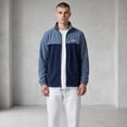 thumbnail image 1 of Columbia Steens Mountain Men's Full Zip Fleece Jacket  1X Blue Zipped Pockets, 1 of 2