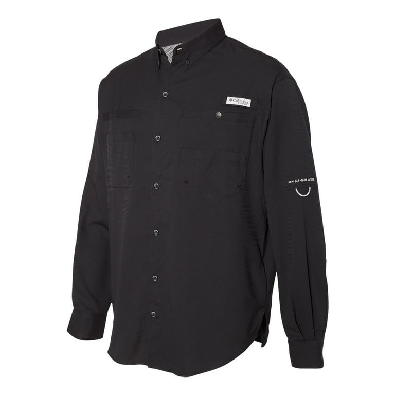 Columbia Tamiami II Long Sleeve Shirt, Black - S