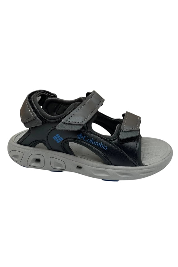 Techsun Toddler Boys Adjustable Sandals Size 9 Dark Gray-Blue Open Toe