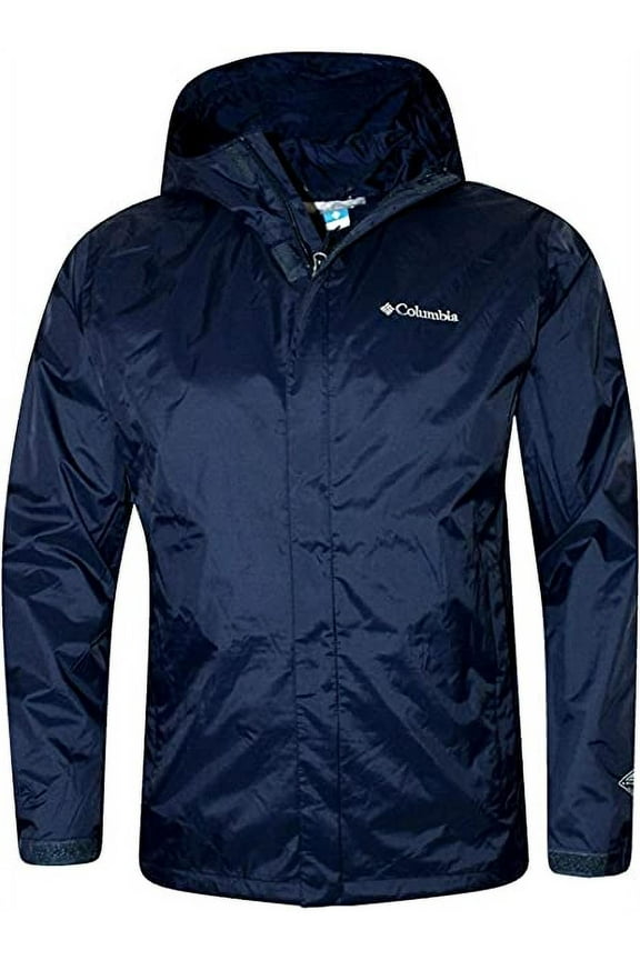 Timber Pointe Omni Tech Rain Mens Jackets Size S, Color: Navy