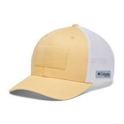 Columbia Unisex PFG Fish Flag Mesh Ball Cap - High, Cocoa Butter/Inshore Slam Flag, Large/X-Large