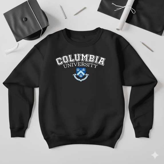 Columbia University Ivy League Alumni Retro Crest College Sweatshirt V50061, up to size 5XL