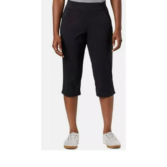 Columbia Women's Active Fit Omni-Shield Pull-On Capri Pants, Black Large
