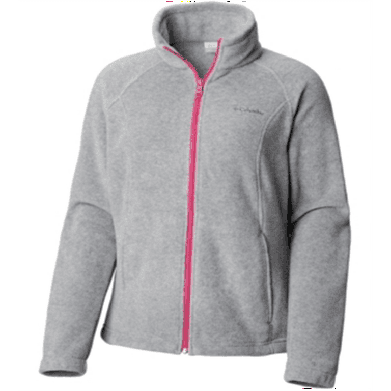 Columbia Women s Benton Springs Fleece Jacket White Size Petite Medium Walmart
