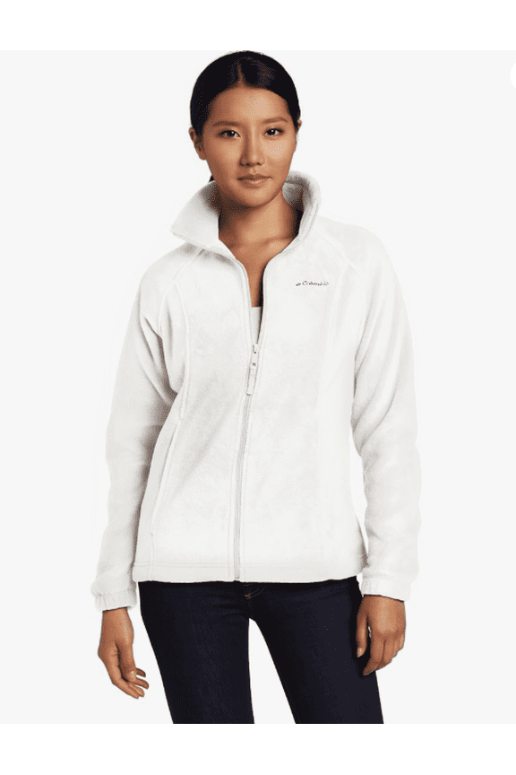 Women's Benton Springs Full Zip Fleece, Winter White, Large