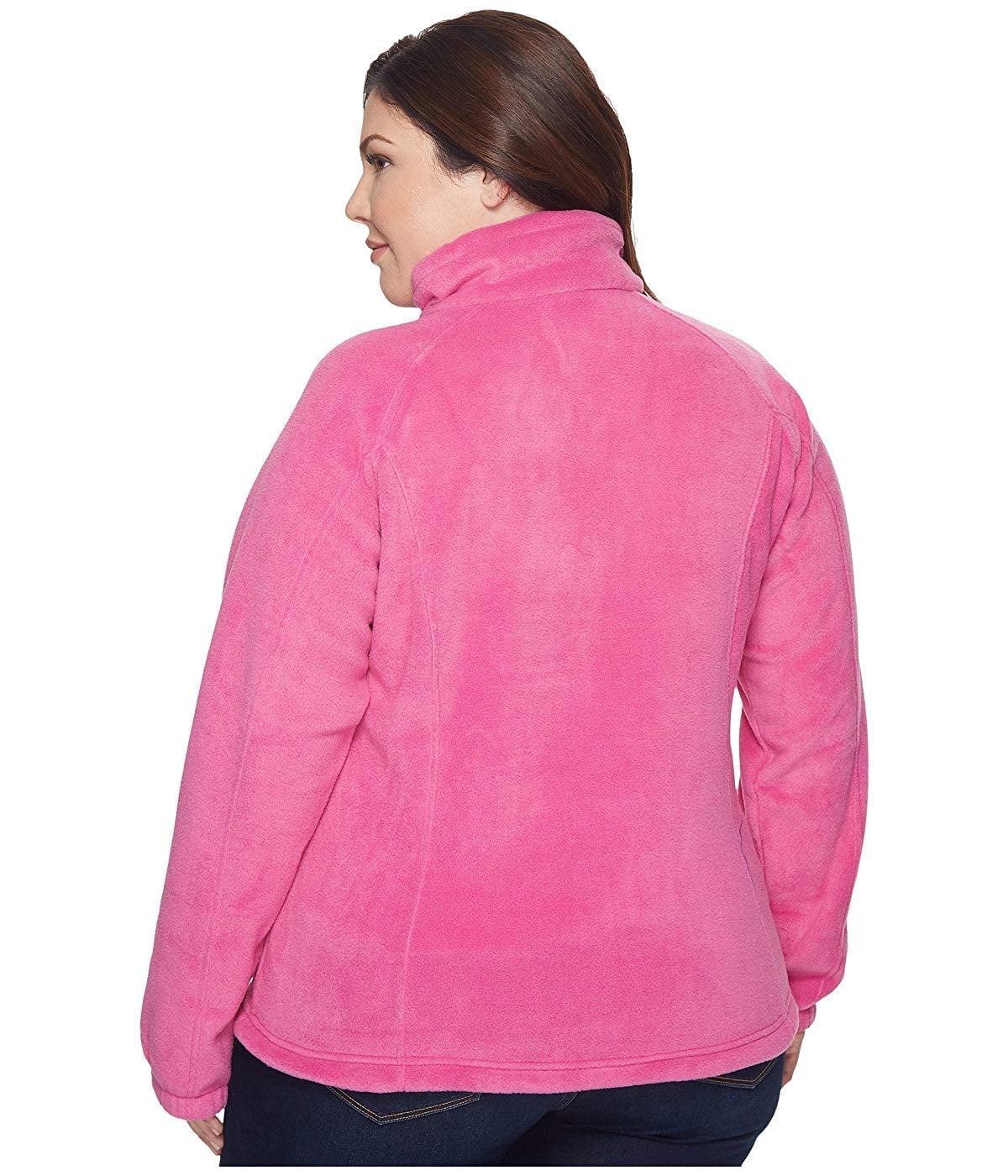 Columbia Women's Benton Springs Full Zip Fuchsia 3X