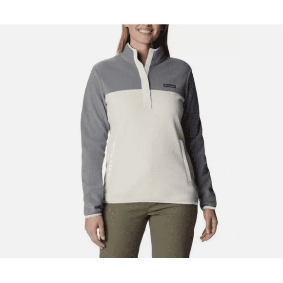 Women's Benton Springs Half Snap Pullover chalk/Grey, Medium