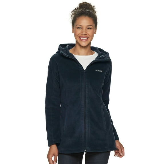 Women's Columbia Benton Springs Fleece Hooded Jacket Color: Dark Nocturnal Size: X LARGE