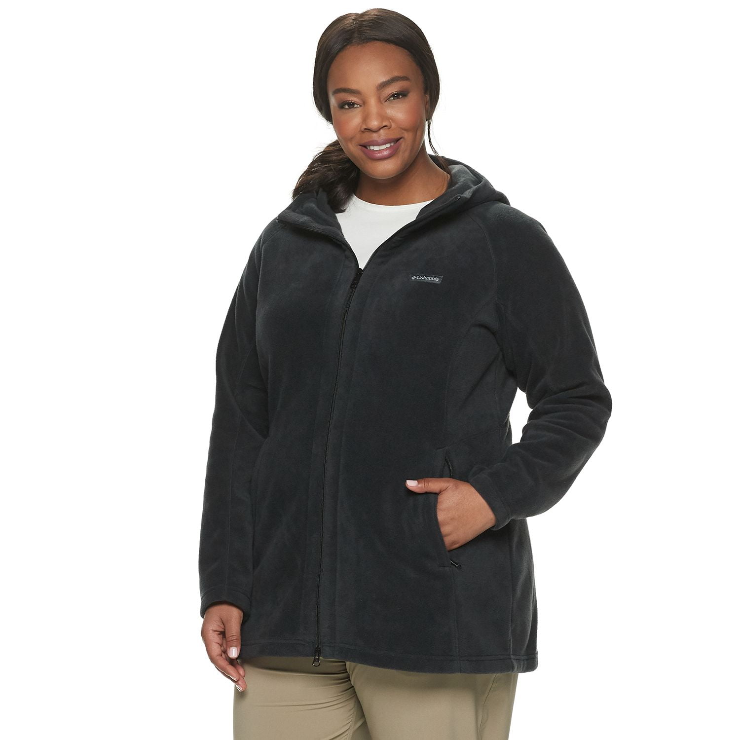Plus Size Columbia Benton Springs Long Hoodie Plus Columbia Fleece