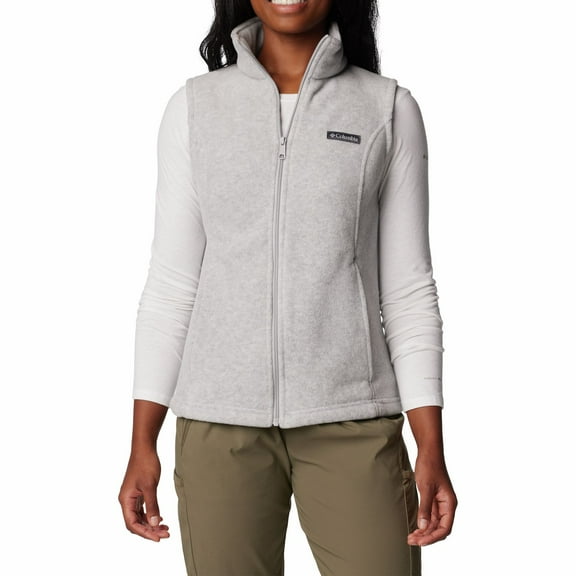 Women's Columbia Benton Springs Vest Color: Cirrus Gray Heather Size: LARGE