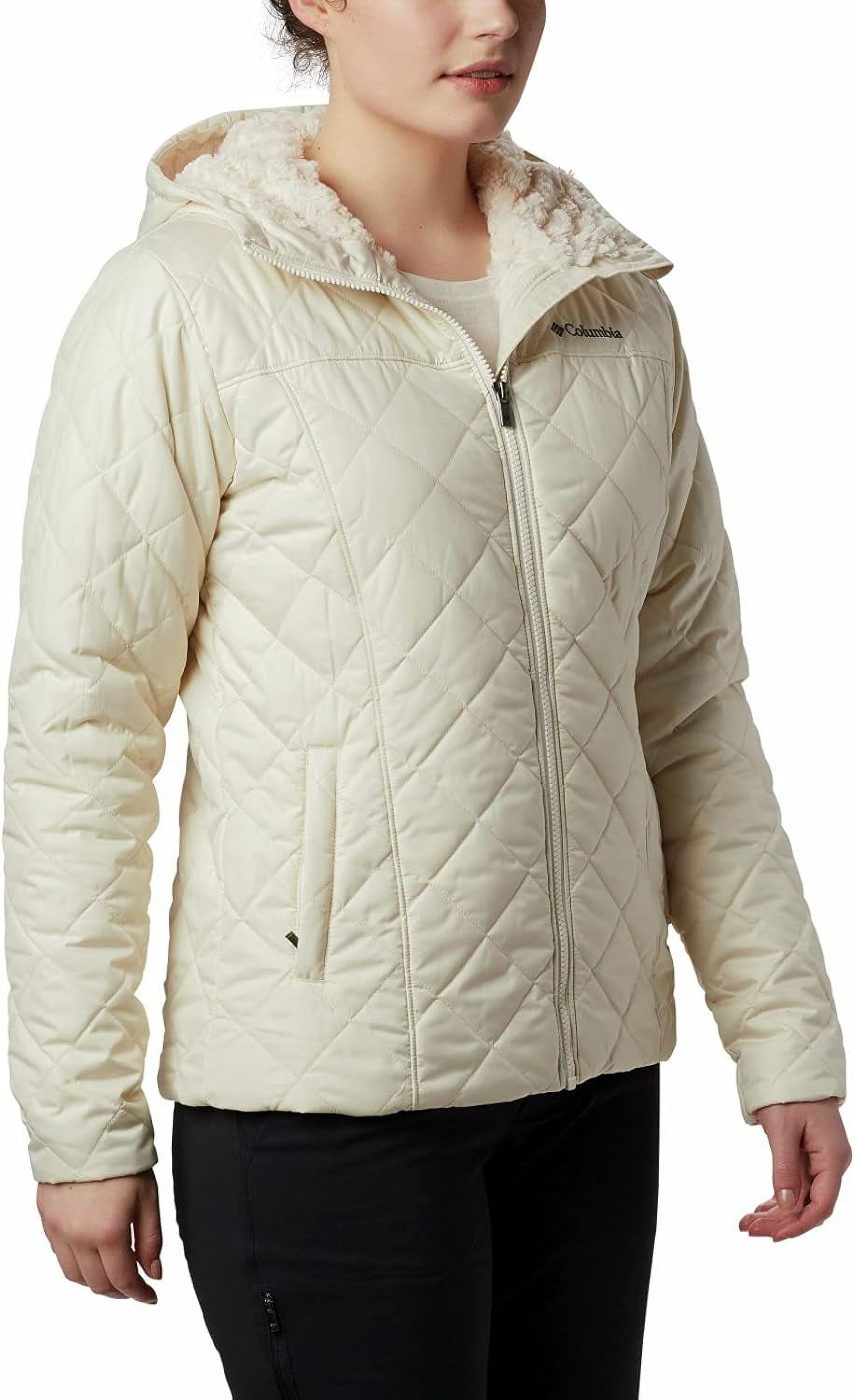 Columbia Women's Copper Crest Hooded Jacket Chalk Small 