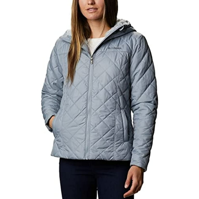 Women's columbia copper crest hooded quilted long jacket new arrivals