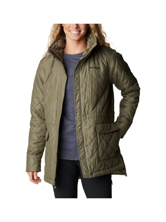 Women's Copper Crest Novelty Jacket, Stone Green, Small