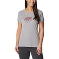 thumbnail image 1 of Columbia Women's Daisy Days Short Sleeve Graphic Tee, Grey Heather/Bearly Polarized, Medium, 1 of 9