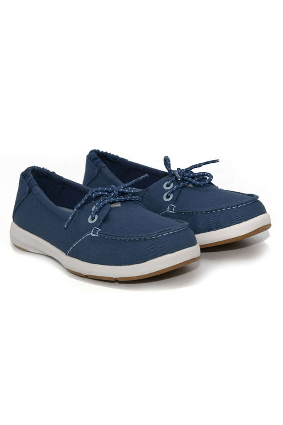 Women's Delray Slip Pfg Shoe, Carbon \ Silver Grey,6.5 M US