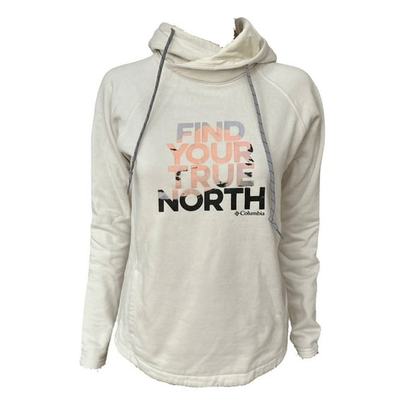 Columbia Women's Fleece Find Your North Pullover Hoodie - (Cream, Small)