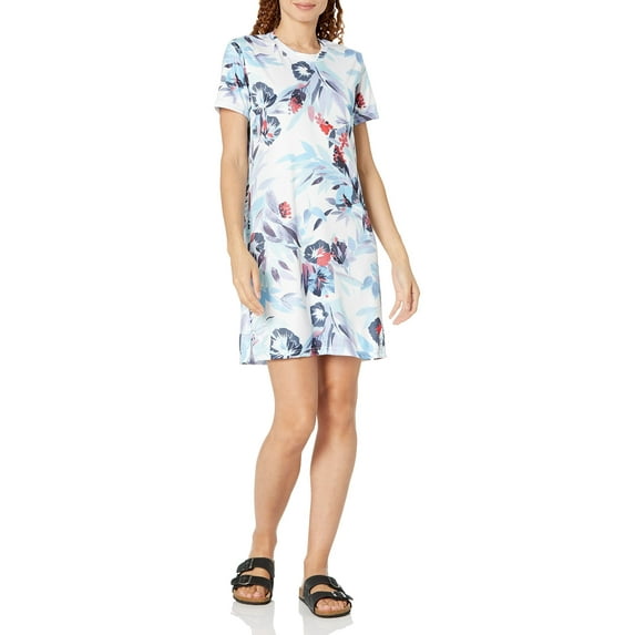 Columbia Women's Fork Stream Dress, Vista Blue/Wisterian, Small
