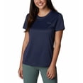 thumbnail image 1 of Columbia Women's Hike Short Sleeve Crew, Nocturnal, Small, 1 of 5
