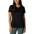 thumbnail image 1 of Columbia Women's Hike T-Shirt Black Size XX-Large, 1 of 3