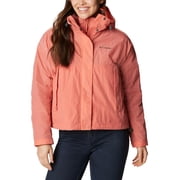 Columbia Womens Laurelwoods II Interchange Hooded Jacket, Faded Peach, L