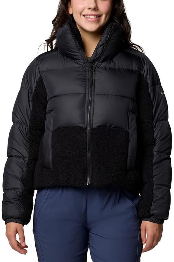 Women's Leadbetter Point II Sherpa Hybrid, Black, Small