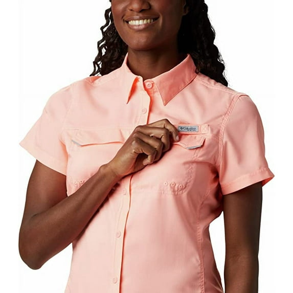 Columbia Women's Lo Drag Short Sleeve Shirt Size Medium