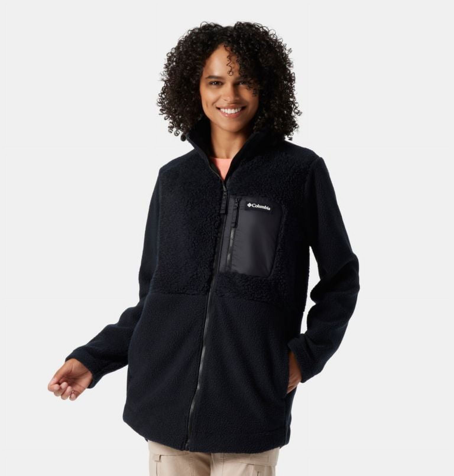 Columbia Women s Lodge Sherpa Full Zip Fleece Jacket Walmart