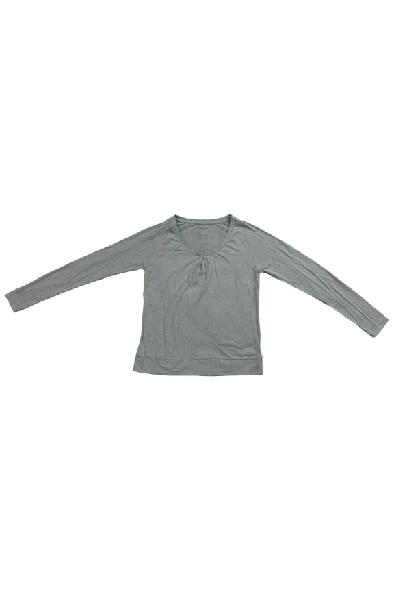 Women's Long-Sleeve Sweet Doozy Pullover Shirt (Blue, Medium, M)