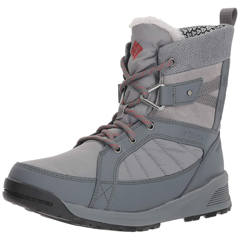 Columbia Women s Meadows Shorty Omni Heat 3D Mid Calf Boot ti Grey Steel Marsala red 8.5 Regular US Walmart