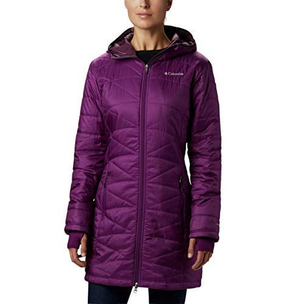 Columbia Women s Mighty Lite Hooded Jacket Wild Iris Large Walmart