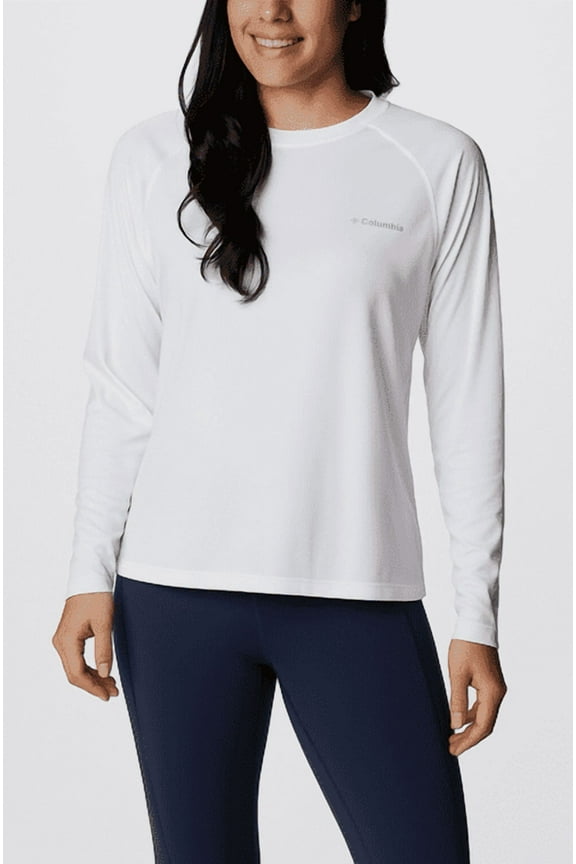 Womens Omni-Shade 50 UPF Long Sleeve Sun Tee Large