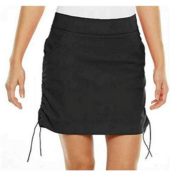 Columbia Women's Omni-Shield Stretch Water & Stain Resistance Skort (Black, Large)