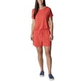thumbnail image 1 of Columbia Women's PFG Slack Water Knit Romper (XL, Red), 1 of 5
