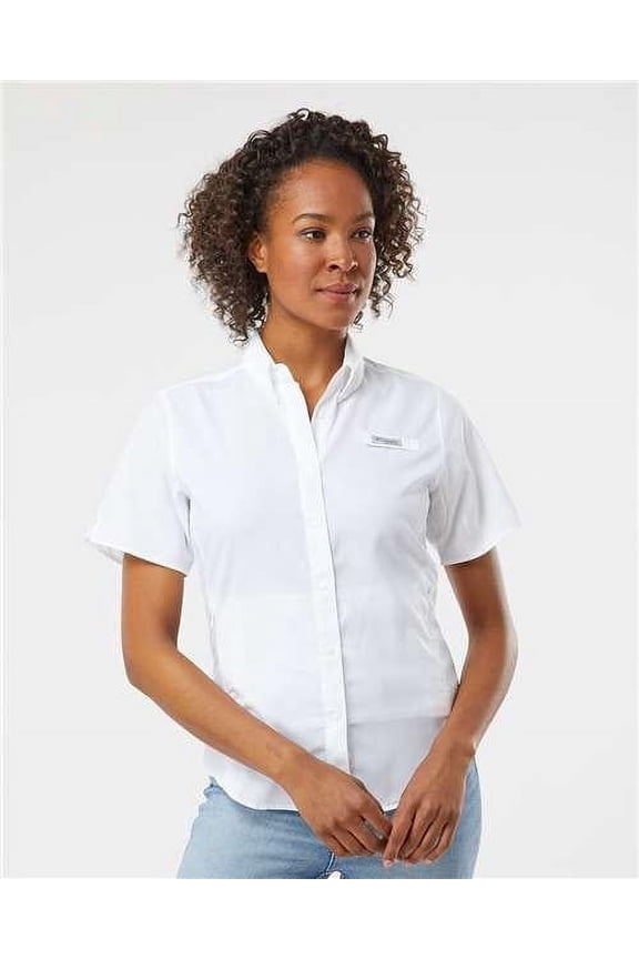 Women's PFG Tamiami Short Sleeve Shirt in white -Size 3XL