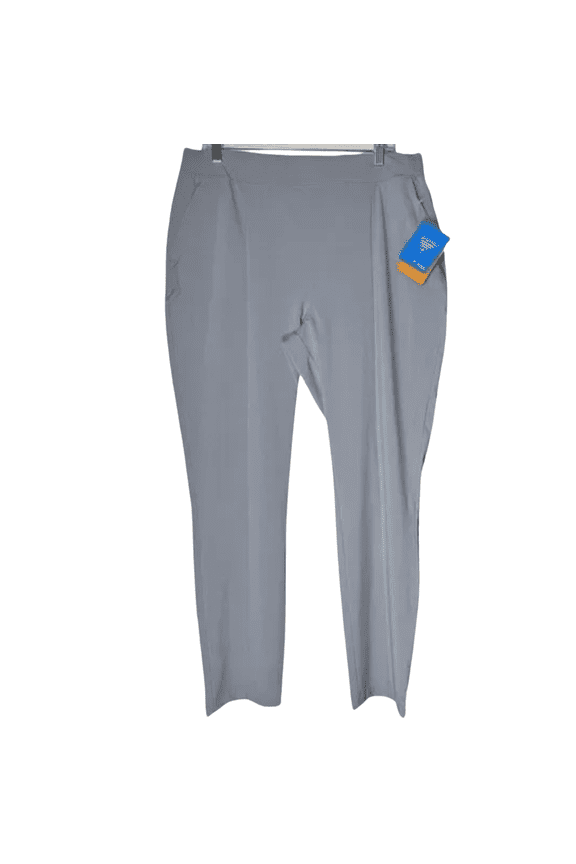 Womens Pants Regular Omni-Shade UPF 50, Tidal Sands (Gray), XL