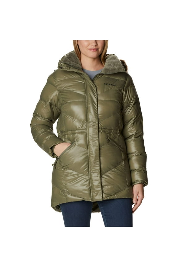 Women's Peak To Park II Mid Insulated Jacket, Stone Green Gunmetal, Large