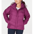 thumbnail image 1 of Columbia Women's Peak To Park Insulated Faux Fur Trim Jacket Purple Size Medium, 1 of 3